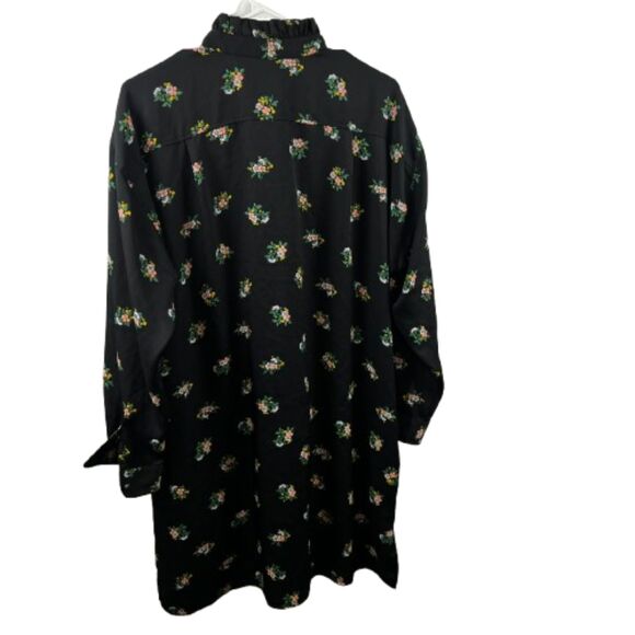 Tory Burch Daybreak Ditsy Ruffle Front Dress Size S - Picture 3 of 11